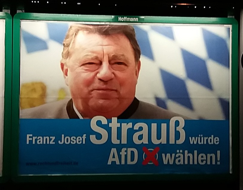 AfD wirbt mit verhasstem Monopolpolitiker