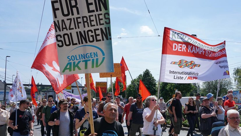 Solingen: Antifaschistische Demonstration durch antikommunistische Exzesse grob geschädigt!