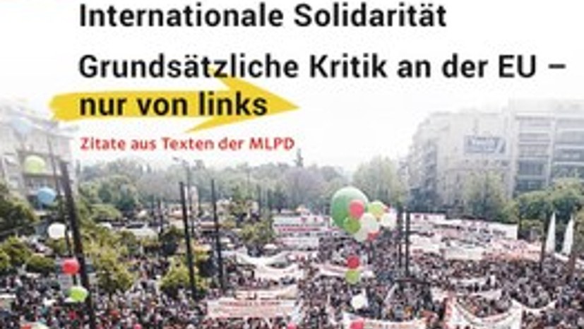 Neue Broschüre zur EU heute erschienen