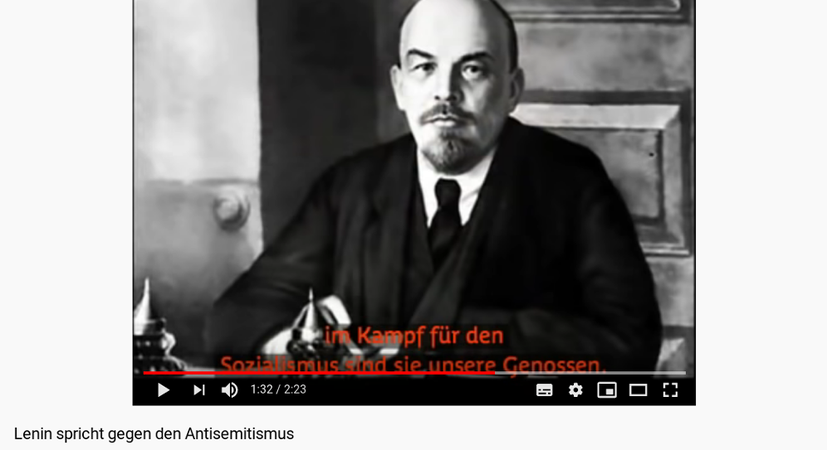 Lenin gegen den Antisemitismus
