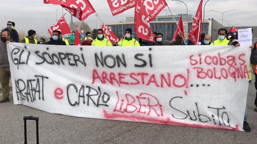 Solidarität mit den kämpfenden Arbeitern bei FedEx-TNT in Piacenza und Prato (Italien)