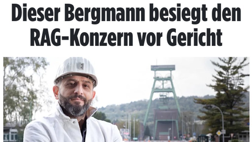 Ein Bergmann kämpft weiter um seine Rechte