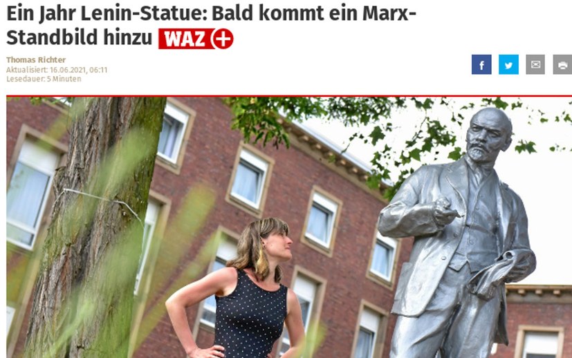 „WAZ“-Gelsenkirchen: „Ein Jahr Lenin: Bald kommt Marx“