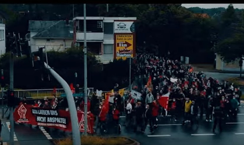 Eindrucksvoller Film über die Protestaktion der Belegschaft von Premium Aerotec
