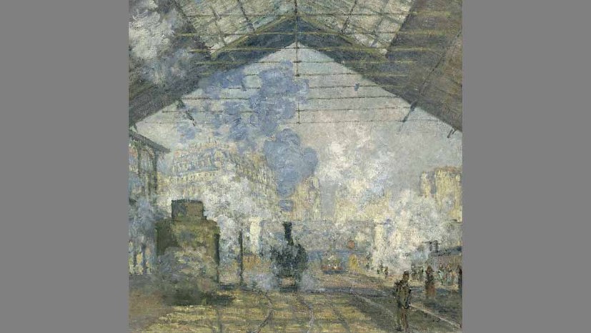 Monet und der Bahnhof Saint Lazare