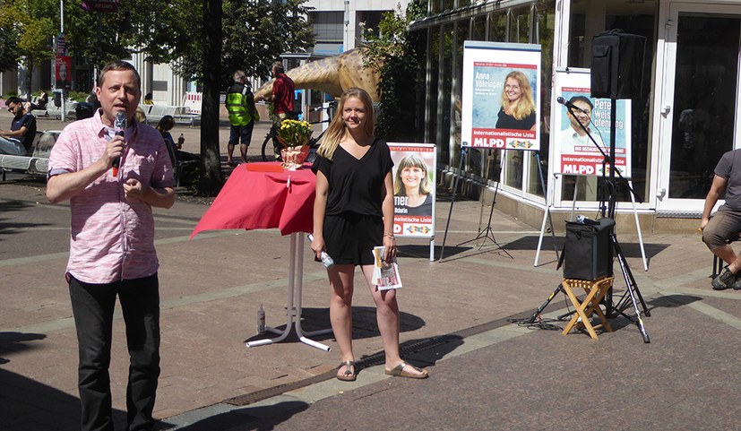 Gelungener Wahlkampfauftakt mit dem „dynamischen Duo“ Anna und Peter