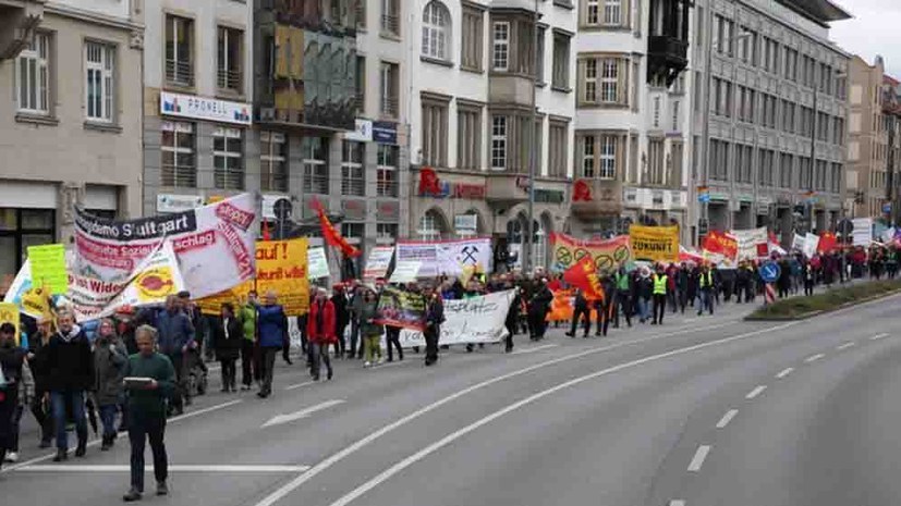 Gegen die Abwälzung der Krisenlasten auf unserem Rücken!