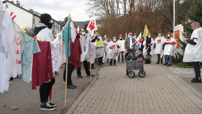 Kämpferischer 24-Stunden-Warnstreik in der SRH Schulen GmbH