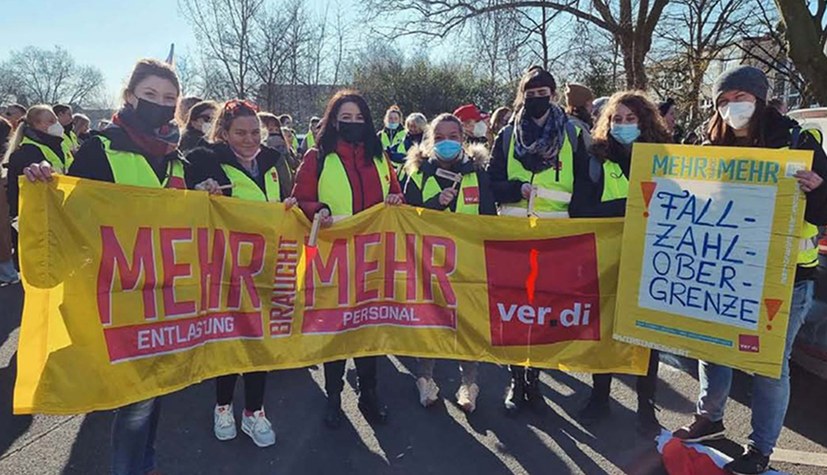 Ein toller Streiktag zum internationalen Frauentag 2022