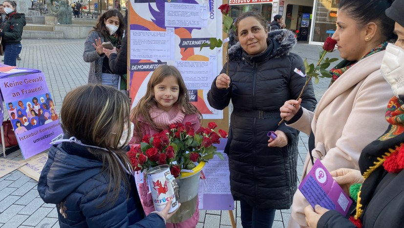 Erfolgreiche Aktionseinheit zum Internationalen Frauentag