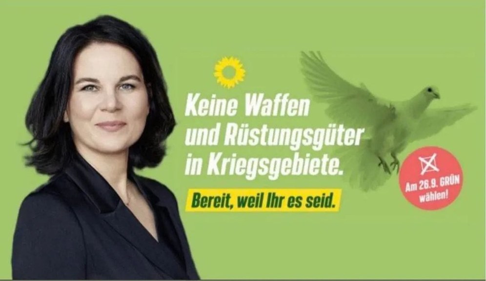 Ein Plakat aus dem Bundestagswahlkampf