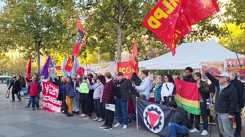 20 Delegationen aus 15 Ländern beim Internationalen Umweltkampftag in Paris