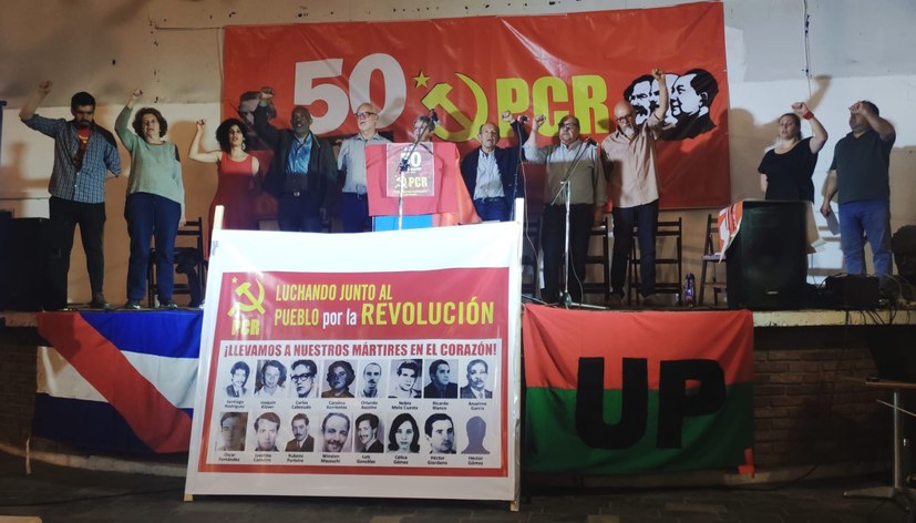 Feier zum 50. Jahrestag der Revolutionären Kommunistischen Partei Uruguays (RCP)