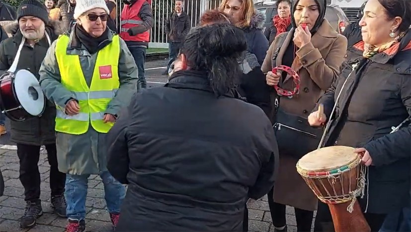 Frauenpower stärkt den Kampf der Borbet-Kollegen in Solingen!