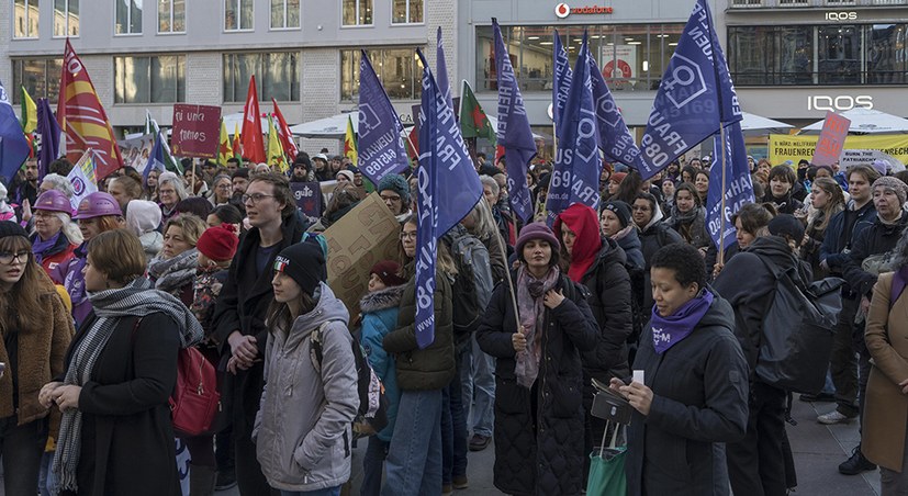 München: Größte Frauentagsdemonstration seit Jahren