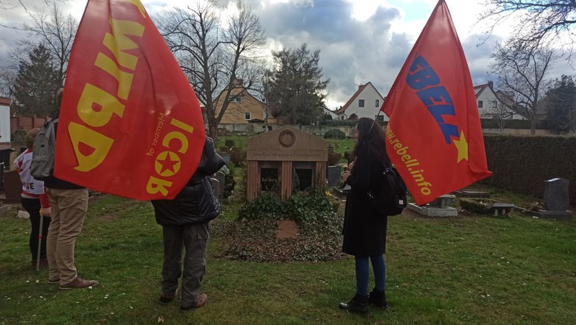 Feierliches Gedenken an die Märzkämpfer