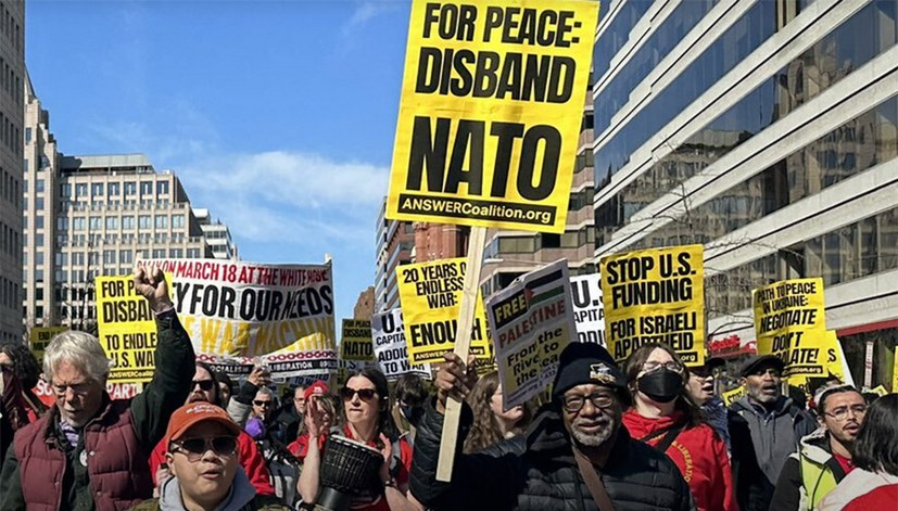 Antikriegsdemonstration in Washington D.C. und weiteren Städten der USA