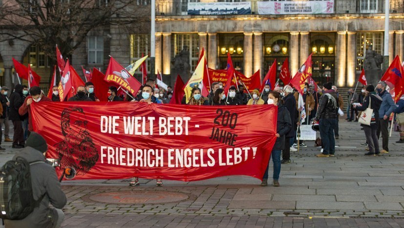 Aufruf zur Engels-Demo am 12. August: Die Welt bebt - Friedrich Engels lebt!