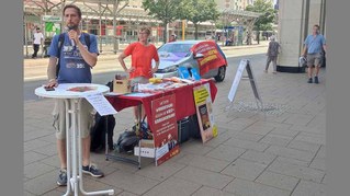 „Für den echten Sozialismus – gegen die AfD“