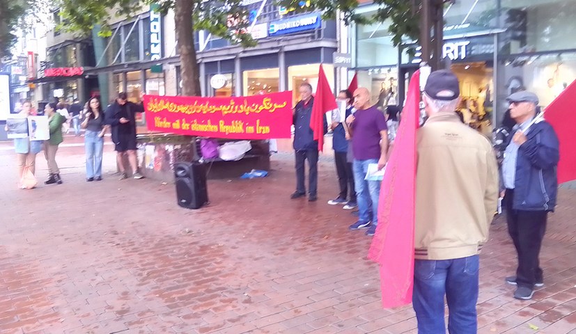 Gedenkkundgebung und Protestaktion