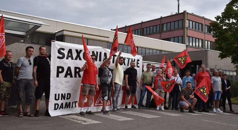 Streik bei Saxonia: Beschäftigte der Kern-Liebers-Tochter wollen kämpfen