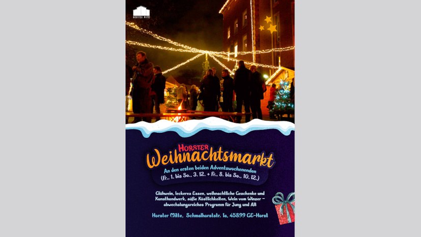 Gelsenkirchen Horster Weihnachtsmarkt rund um die Horster Mitte