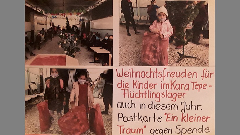 Weihnachtsfreuden für 600 Kinder im Flüchtlingscamp Kara Tepe auf Lesbos