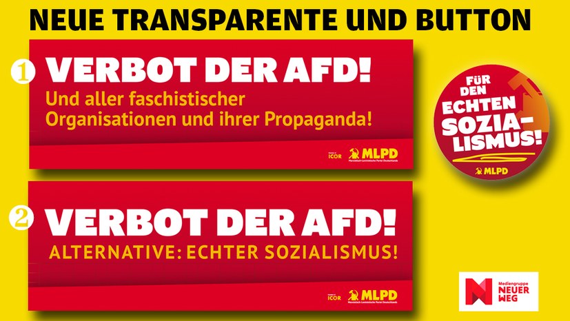 Ab sofort bestellbar: Transparente und Button