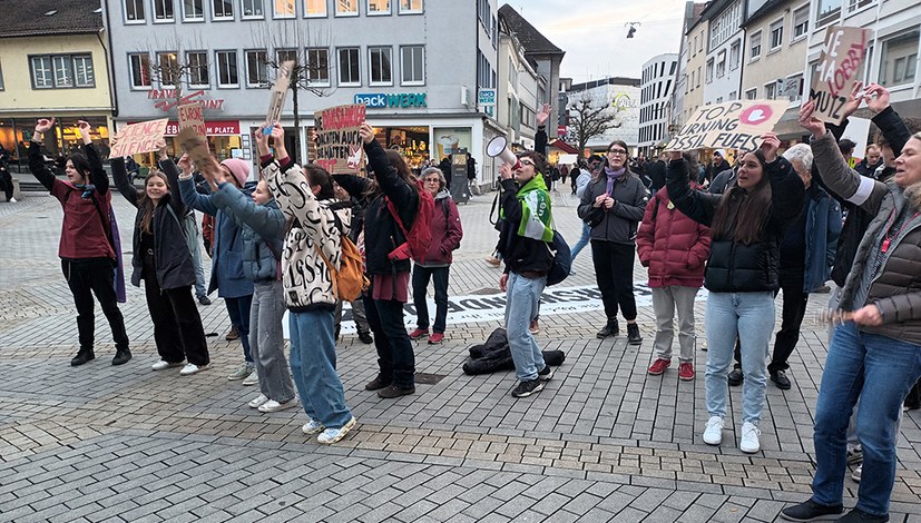Heilbronn: Umweltgewerkschaft aktiv beim Klimastreik