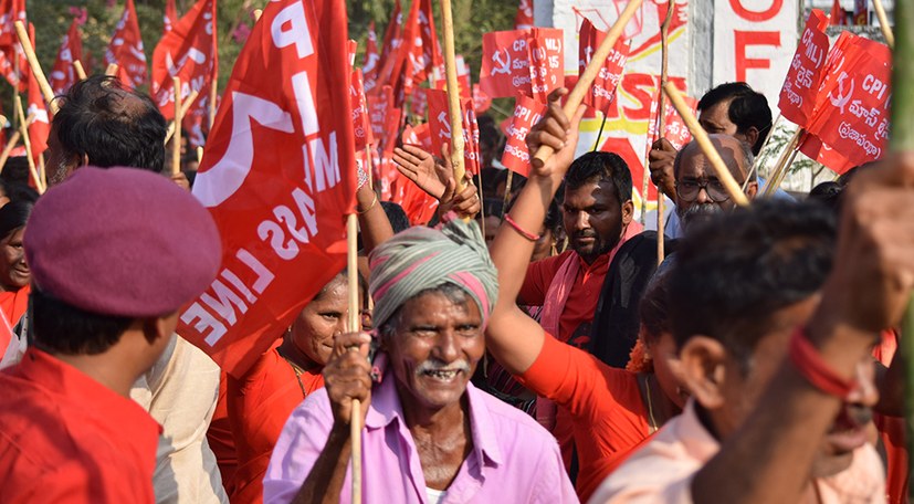 Größte marxistisch-leninistische Massendemonstration in Indien seit Jahren