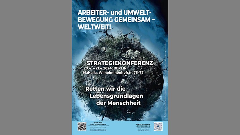 Flyer und Plakat für die Umweltpolitische Strategiekonferenz sind online