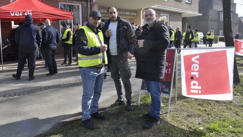 Gemeinsamer Streik von Busfahreren und Fridays for Future (FFF)