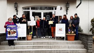 Solidaritätsstreik zum Internationalen Tag gegen Rassismus im Ferienpark Thüringer Wald