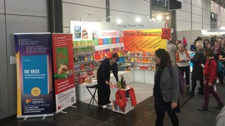 Mobilisierung fürs Pfingstjugendtreffen auf der Leipziger Buchmesse