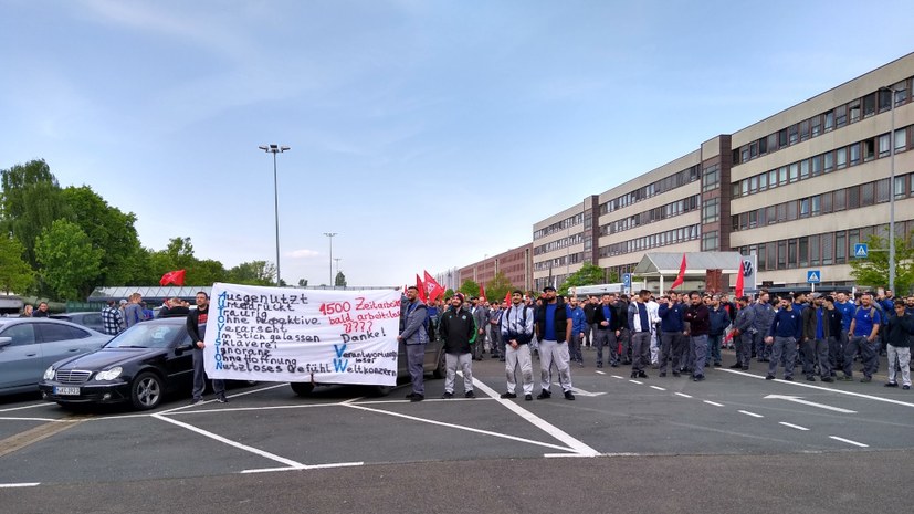 Öffentliche Betriebsversammlung der Autovision – Bei den Zeitarbeitern ist Druck auf dem Kessel!