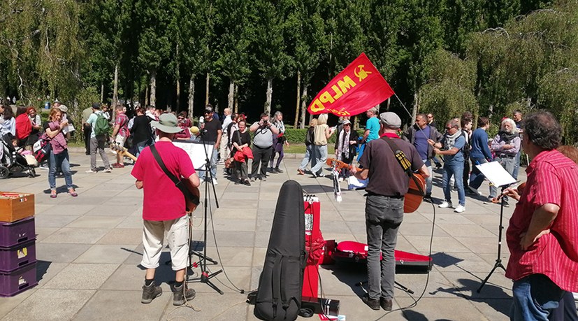 9. Mai 2024: Kundgebung der MLPD am Treptower Ehrenmal