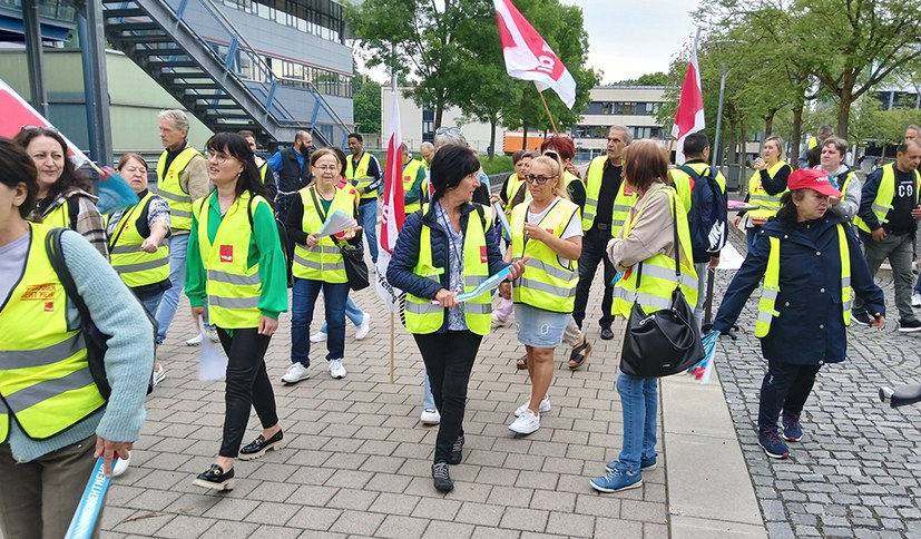 Streik bei Klinik-Servicegesellschaft (KSG)