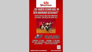 Dritte Aufführung der Theaterrevue zum Hamburger Aufstand 1923