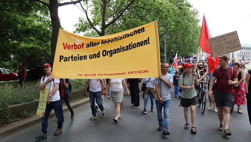 Demonstration am 8. Juni: „Wir sind die Brandmauer“