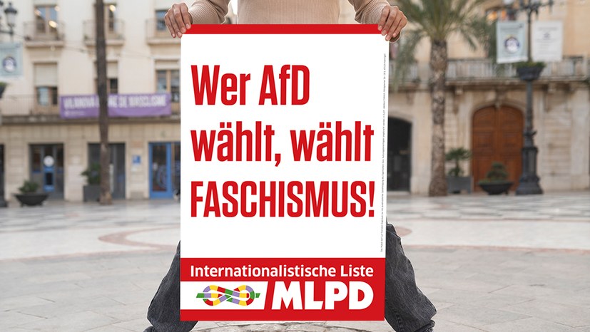Flugblatt "Wer AfD wählt, wählt Faschismus!"