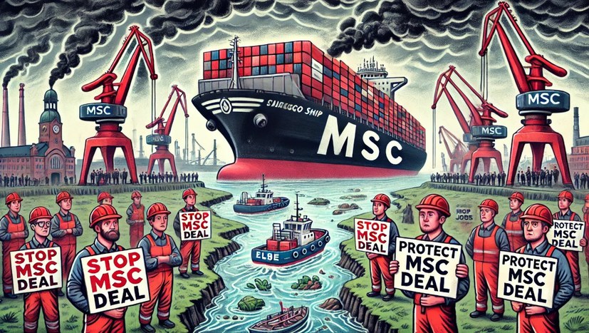 Kommentar eines Hamburger Hafenarbeiters zum MSC-Deal