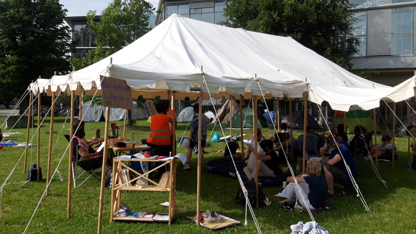 Solidarität und intensive Diskussionen auf dem Palästina-Protestcamp Uni Göttingen