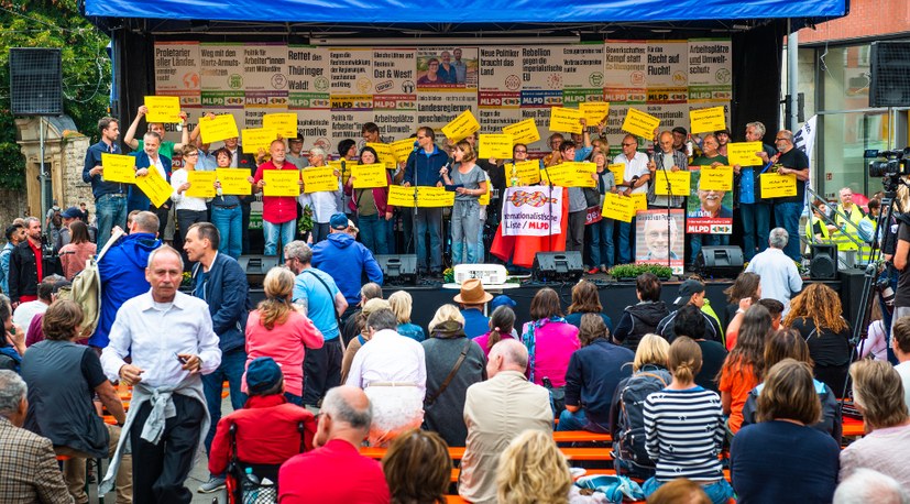 Wahlkampfauftakt zwischen den beiden Sommercamp-Wochen