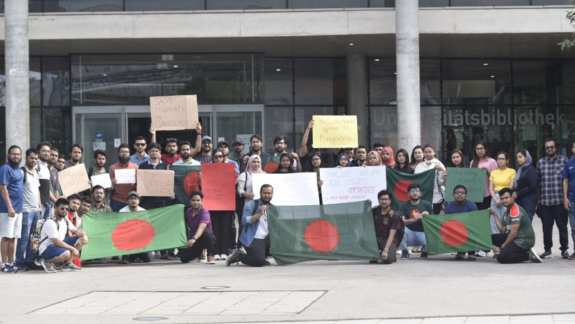 Die Studenten protestieren, die Polizei schießt!