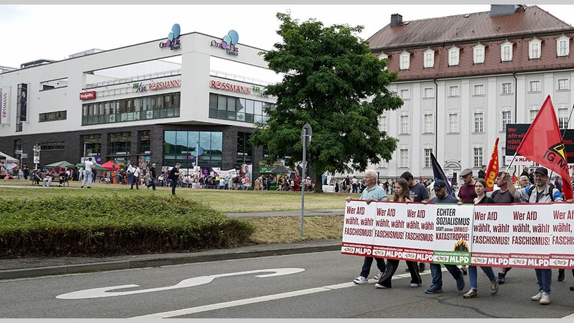 Gera: MLPD protestiert gegen „antikommunistischen Skandal“