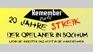 20 Jahre Opelstreik