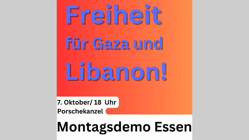 Essen am 7. Oktober: Erhebt eure Stimme!