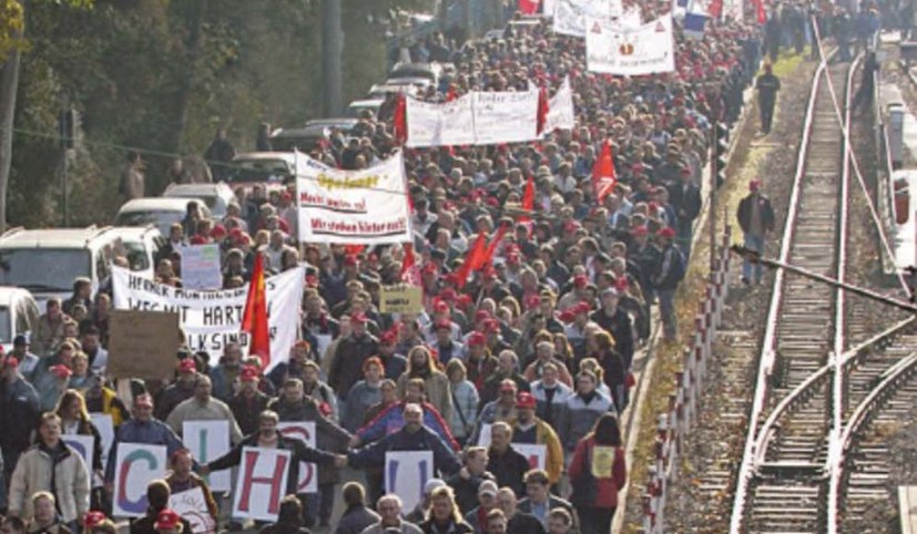 Opelstreik 2004 setzte Maßstäbe und leitete den Übergang zur Arbeiteroffensive auf breiter Front ein