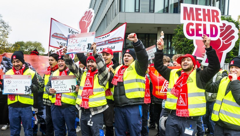 510 000 Metallerinnen und Metaller bei Warnstreiks