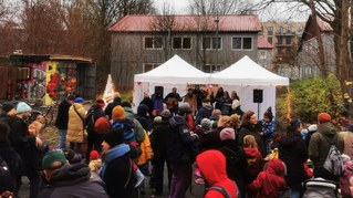 Hamburg: Wintermarkt mit Arbeiterliedern